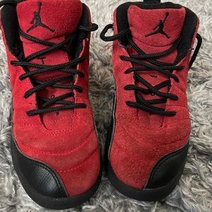 Air Jordan's - Great condition, boy size 13, color Red/Black